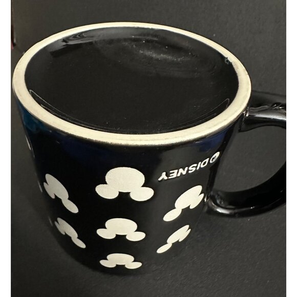 Disney Mickey Mouse silhouette heads Black & White Ceramic Mug - Picture 4 of 5